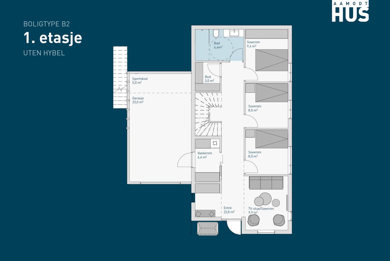 Image #32 Søgne/ Åros - Moderne og innholdsrik enebolig. Oppgradert inne og ute.
