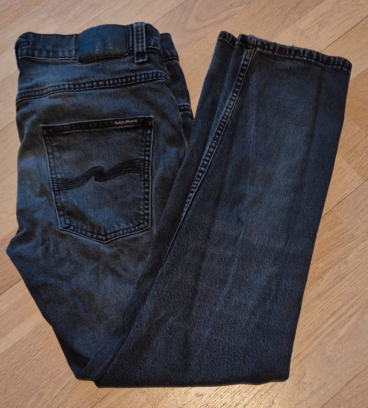 Nudie Jeans Grim Tim Dark Cove W33 L30 FINN-torget