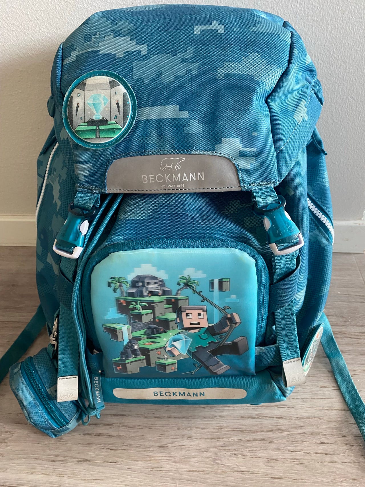 Beckmann Minecraft skolesekk | FINN-torget
