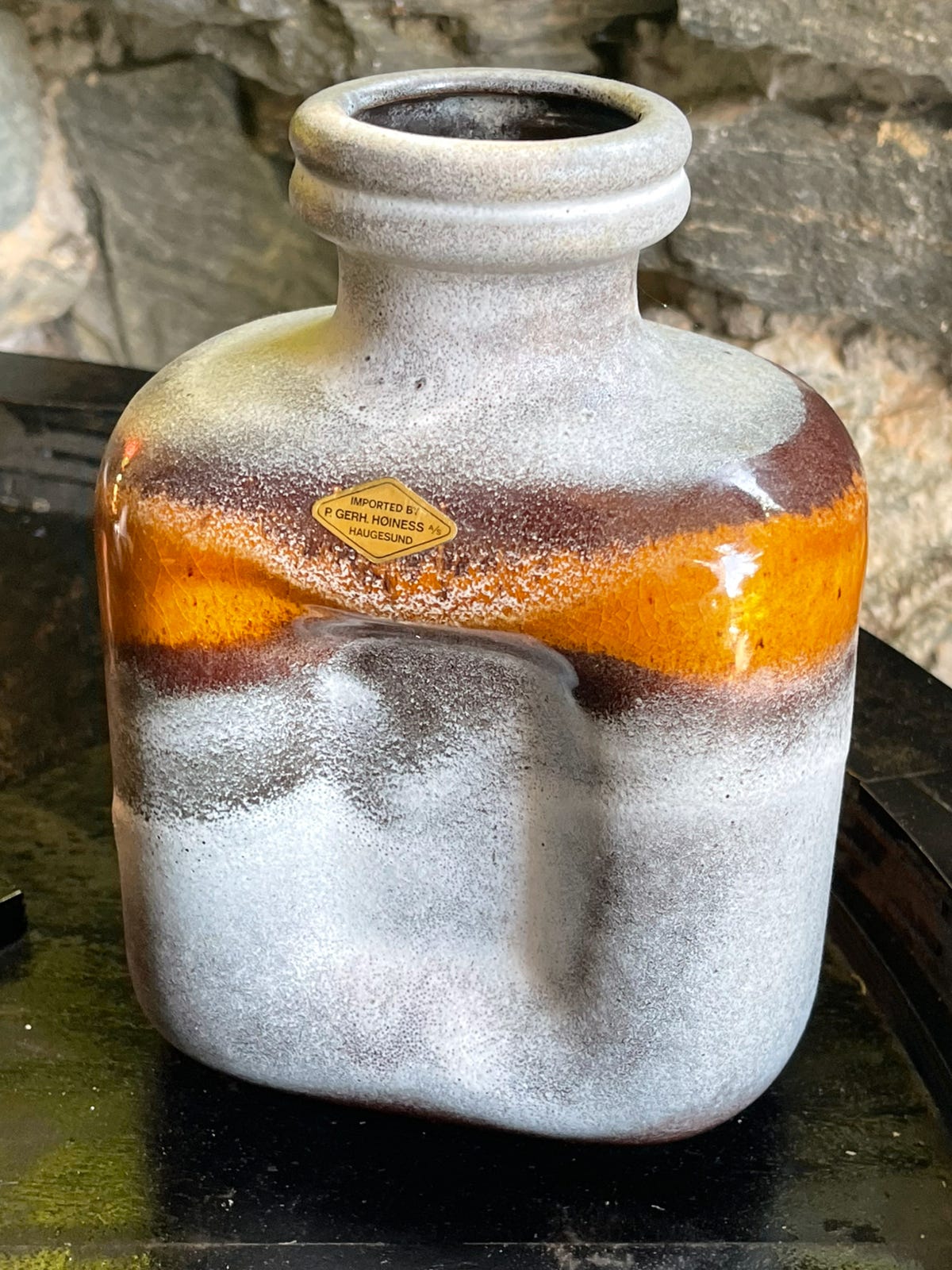 独60年代　Elke&Elmar Kubicek スタジオ陶器　Fat Lava 独60年代 Elke&Elmar Kubicek スタジオ陶器 Fat Lava Vintage