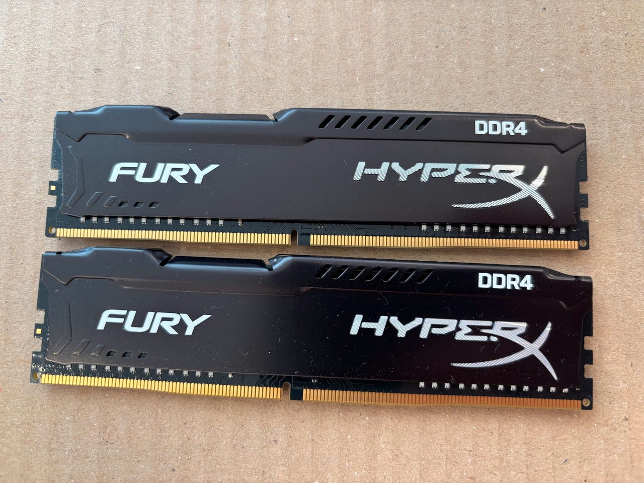 Módulo de memória kingston hyperx fury preto hx437c19fb3k2/16 DDR4 2X8