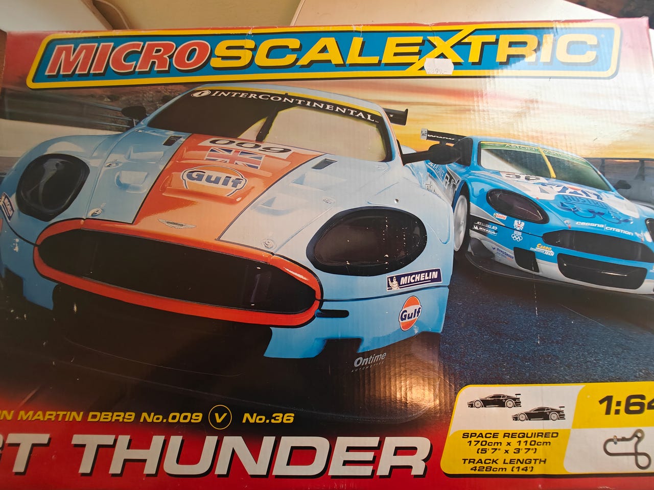 Micro scalextric GT Thunder | FINN-torget