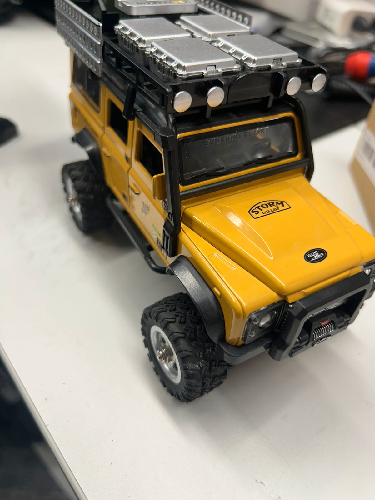 Amewi RC Auto D90X28 Crawler 4WD Li-Po Akku 300mAh grün /8 - Spielzeug