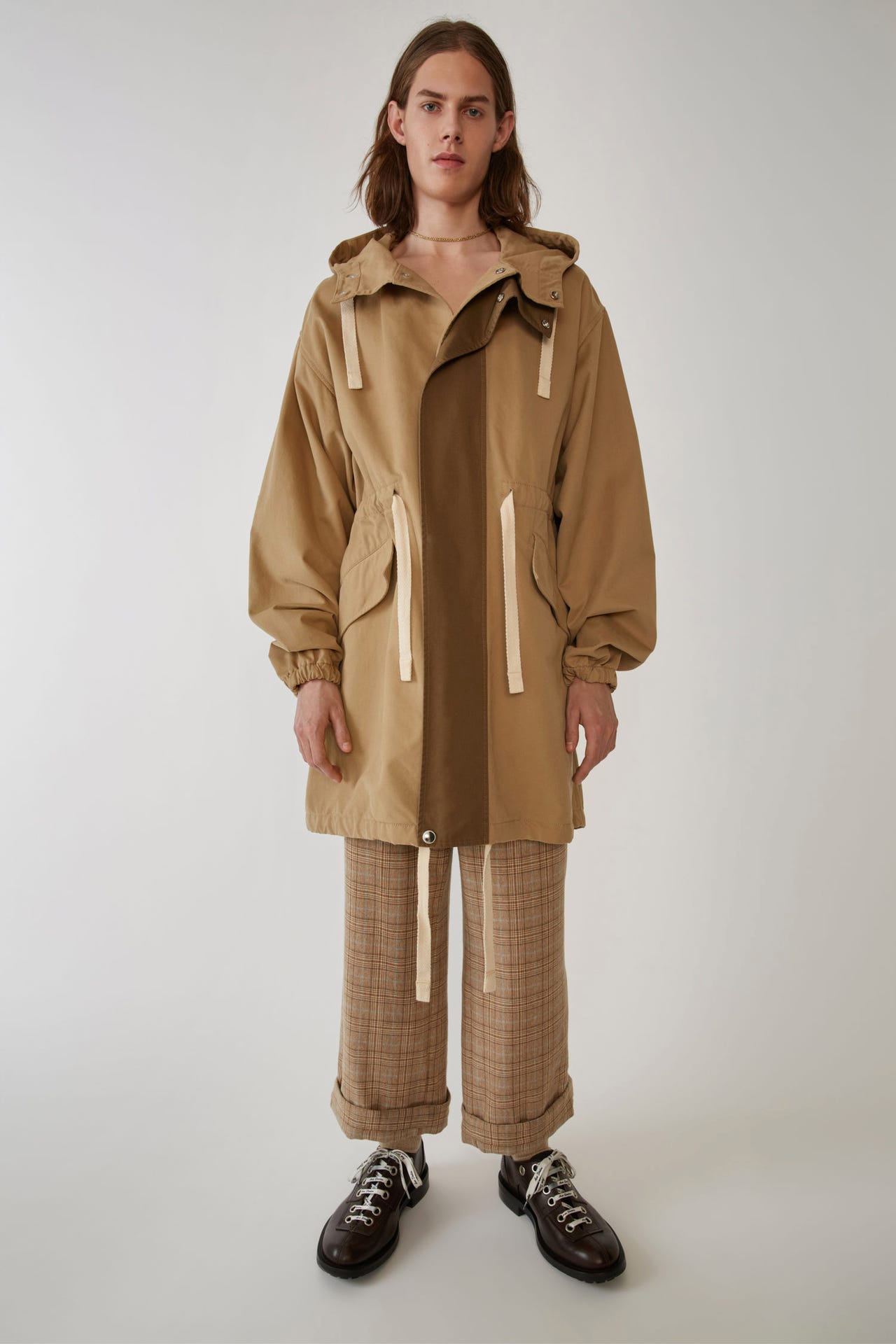 【Acne Studios】Fishtail Parka Acne Studios Khaki Canvas Fishtail Parka Coat Acne Studios