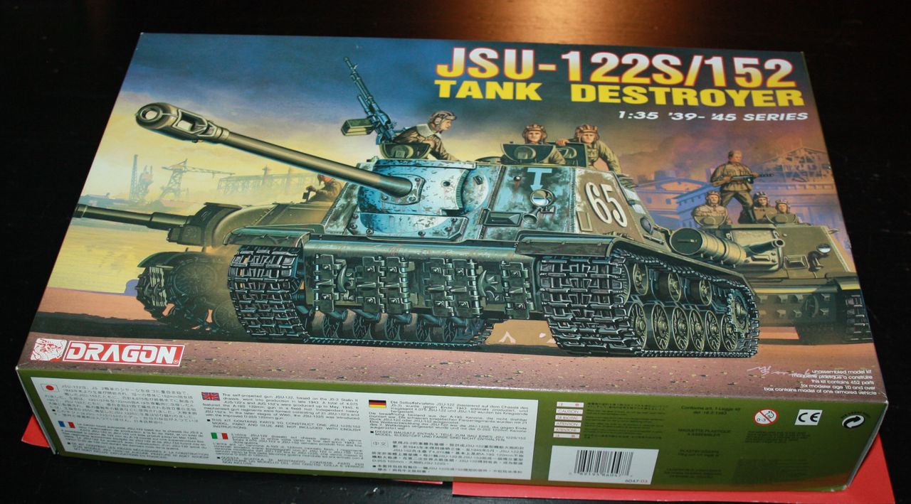 模型製作用品 1/35 JSU-122S/152 TANK DERSTROYER 1/35 Scale Dragon 6047 Soviet JSU-122S/152 Tank Destroyer