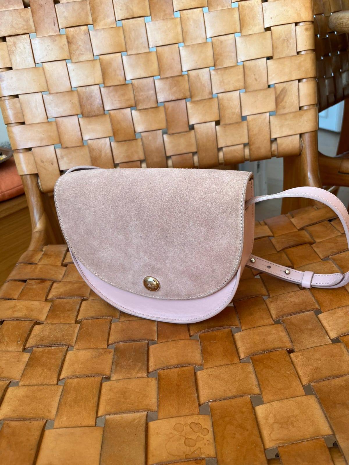 Classic Bag Sac Ernest Sezane Sezane Claude Leather Crossbody Bag