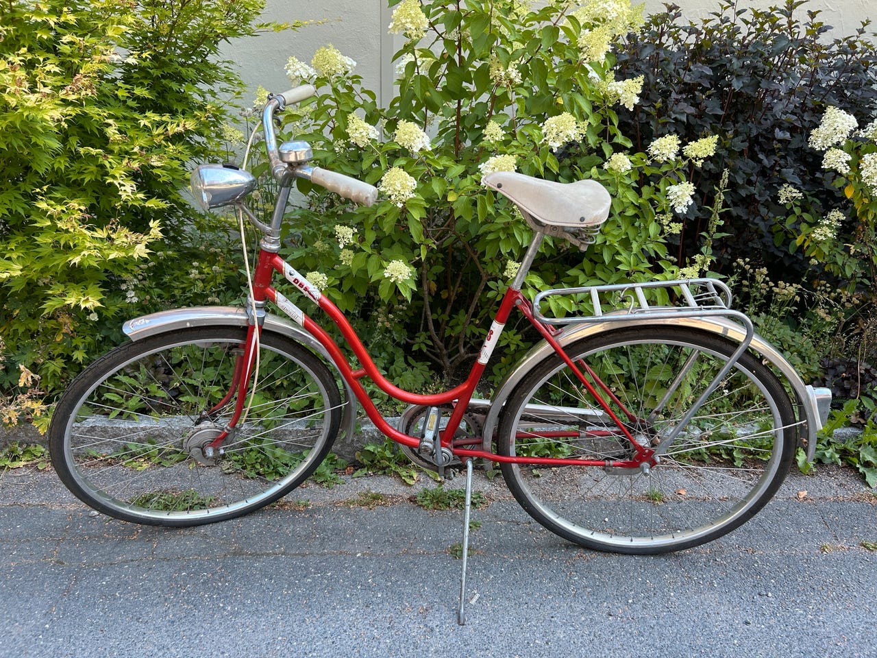 Klassisk rød DBS Spesial – retro sykkel med sjel | FINN-torget
