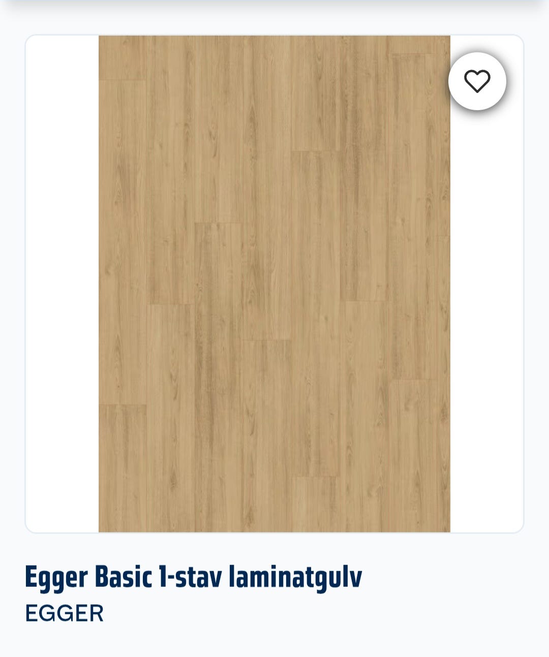 Egger Badic 1-stavs laminat. | FINN-torget