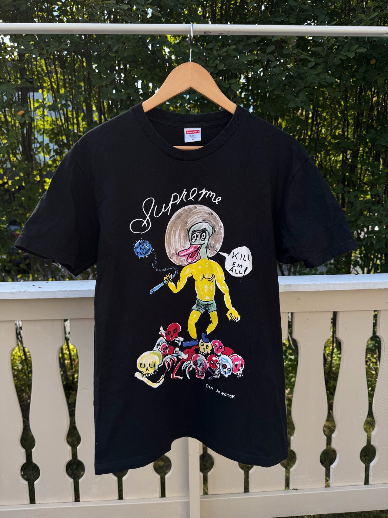 Light ファッション Supreme Daniel Johnston Kill Em All Tee