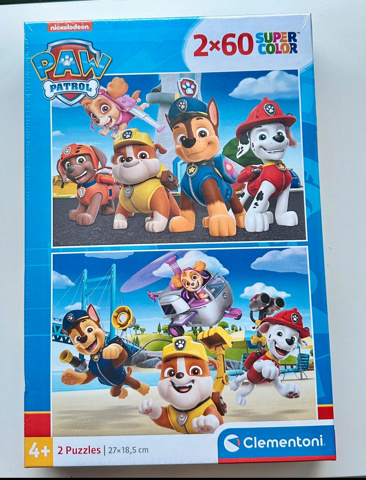 Uåpnet PAW Patrol puslespill 2x60 brikker | FINN-torget