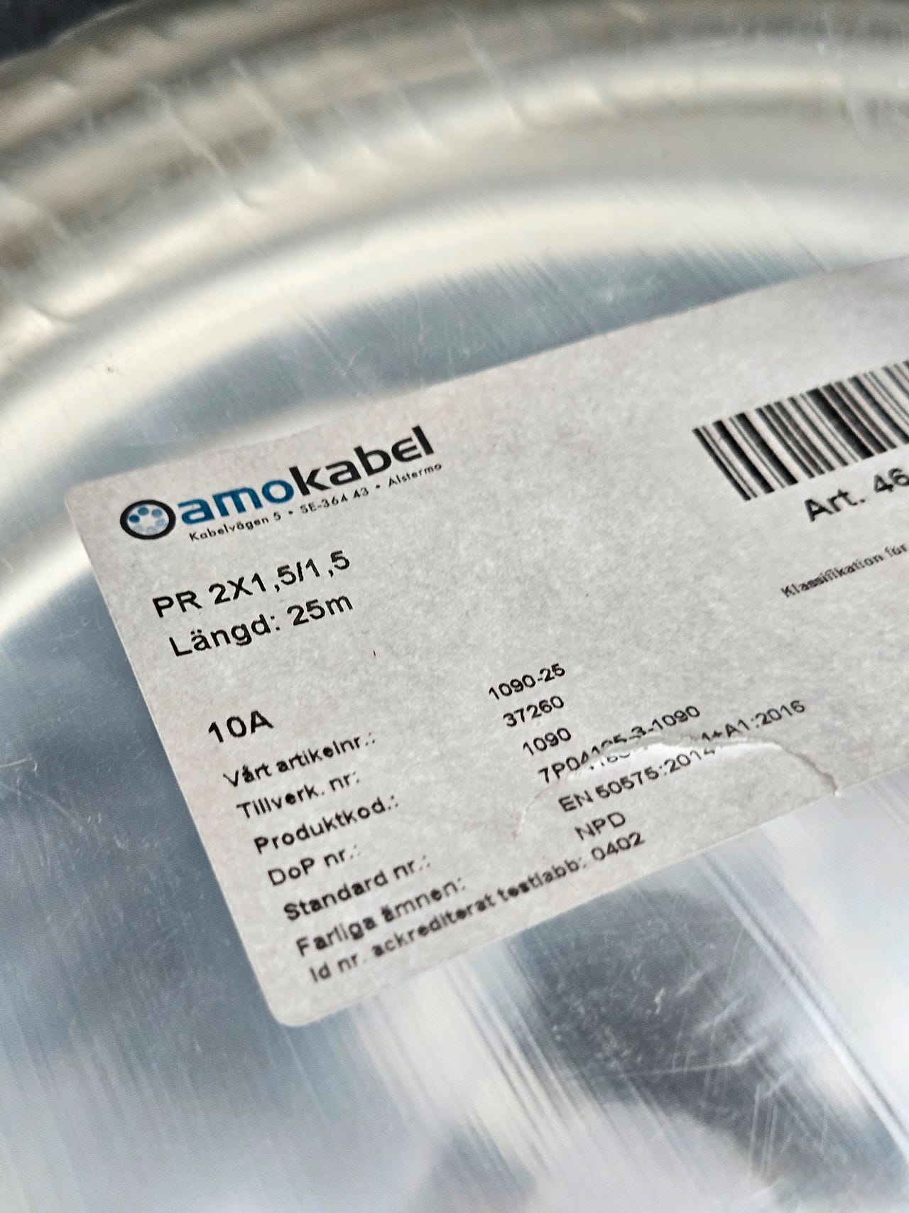 PR 2×1,5/1,5 (Amokabel) 15–16 meter | FINN-torget