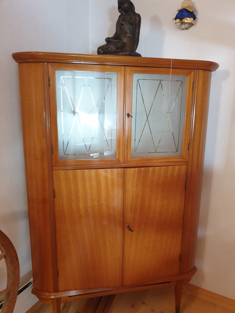 Hengende Hjørneskap Svart 33X33X164,5 Cm Konstruert Tre