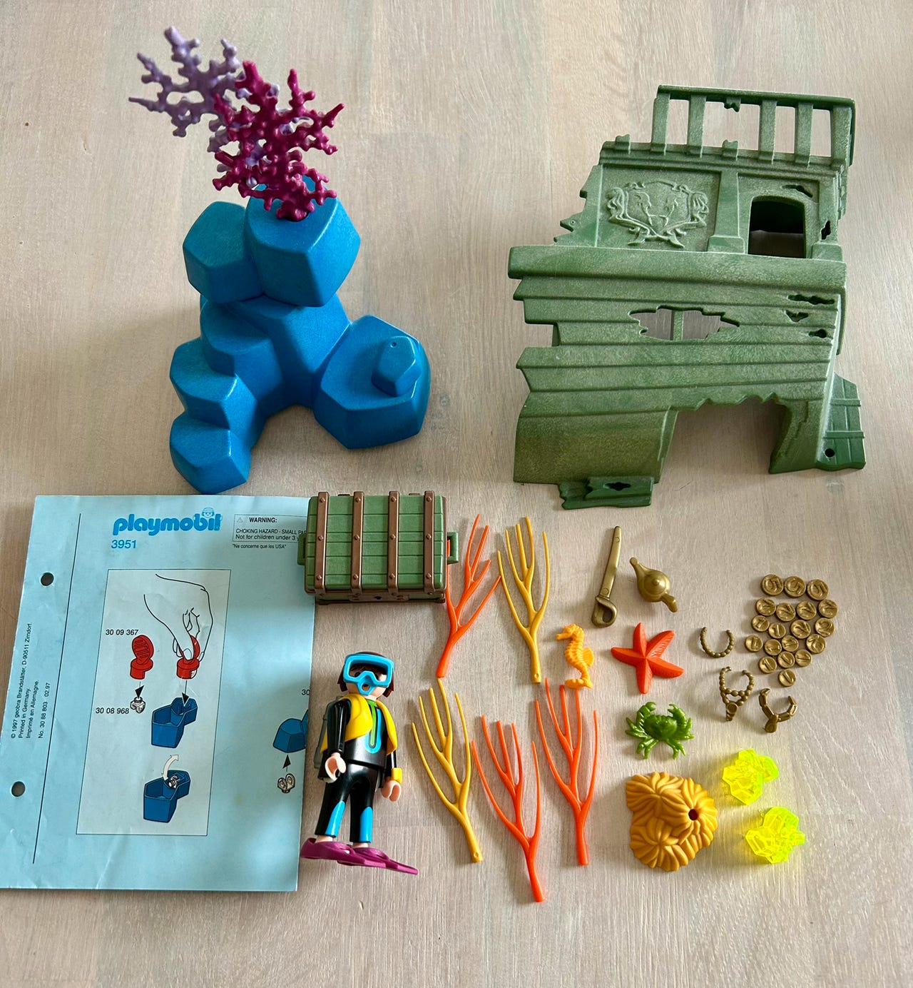 PLAYMOBIL LES MÉTIERS Les Scaphandriers NEUF EUR 15,00 - FR