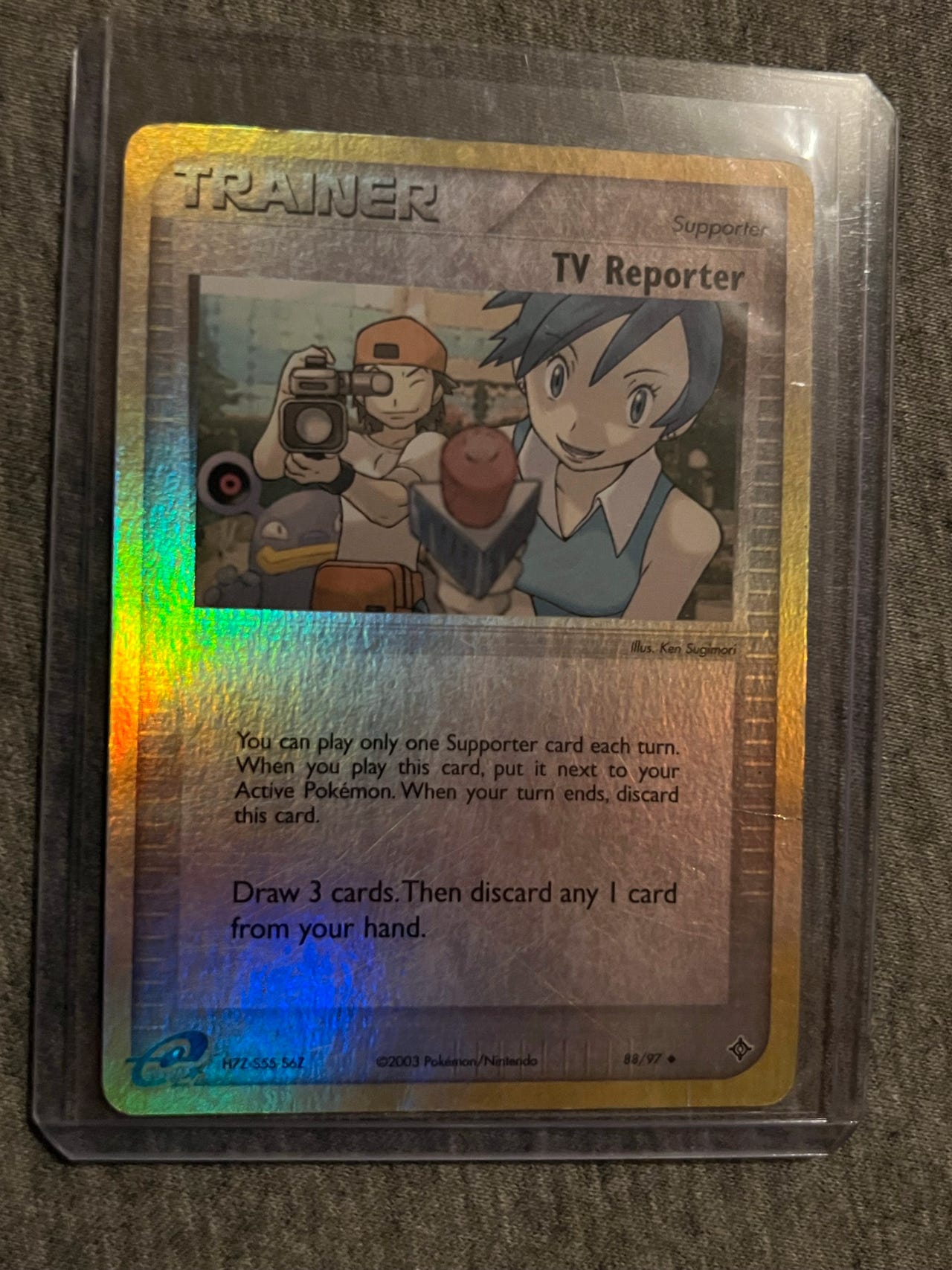 Sjeldent pokemon kort tv reporter reverse holo | FINN-torget