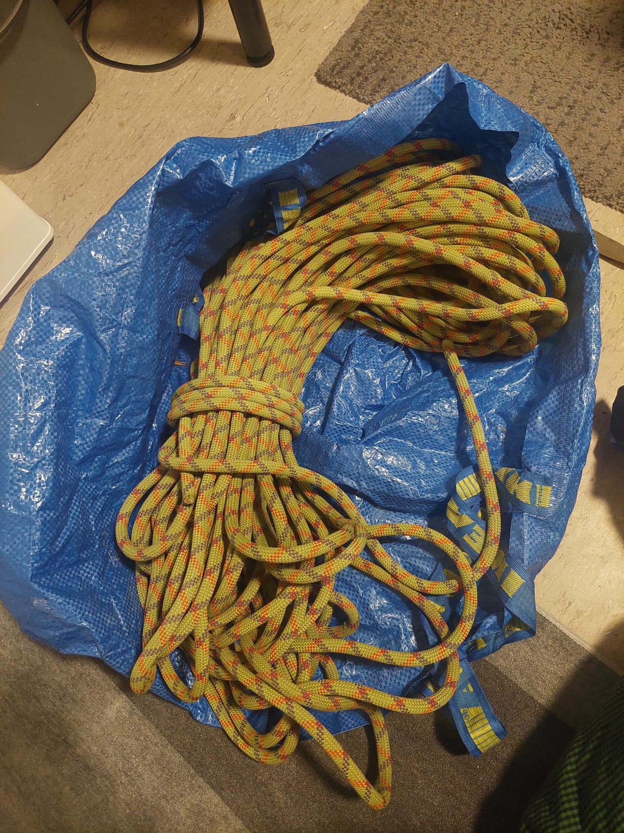 Beal Edlinger Klatretau dynamisk 10,2 mm Dynamic Outdoor Climbing Rope ...