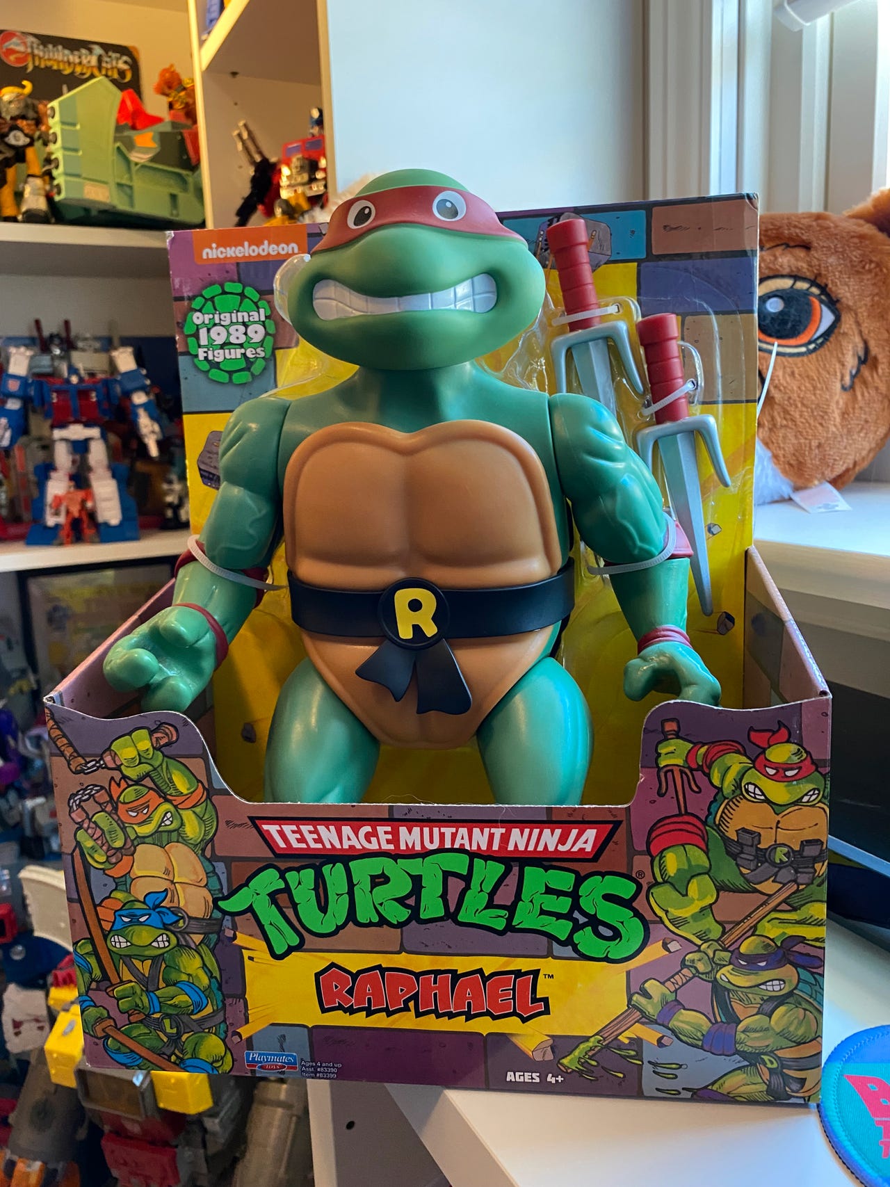 TMNT Teenage Mutant Ninja Turtles Raphael kjempe figur Retro | FINN-torget