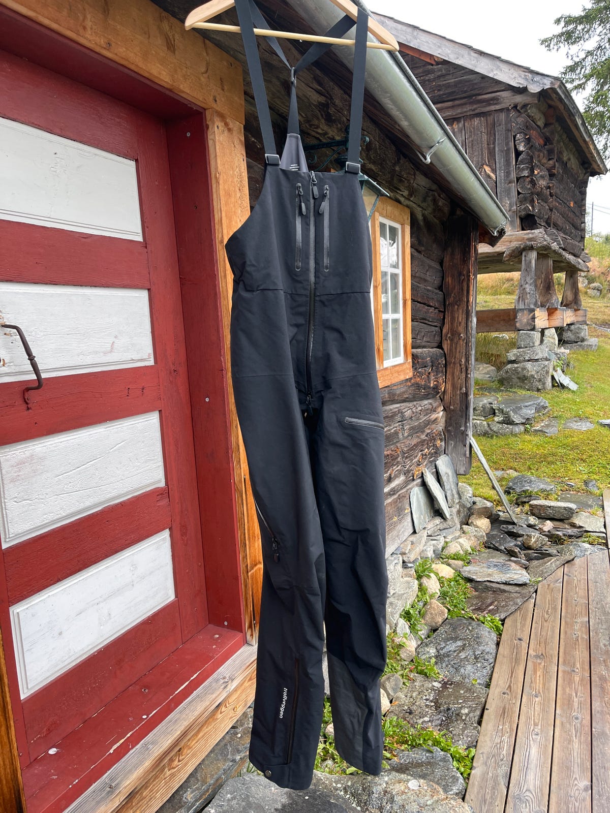Norrøna Trollveggen Gore tex pro bib. Str L | FINN-torget