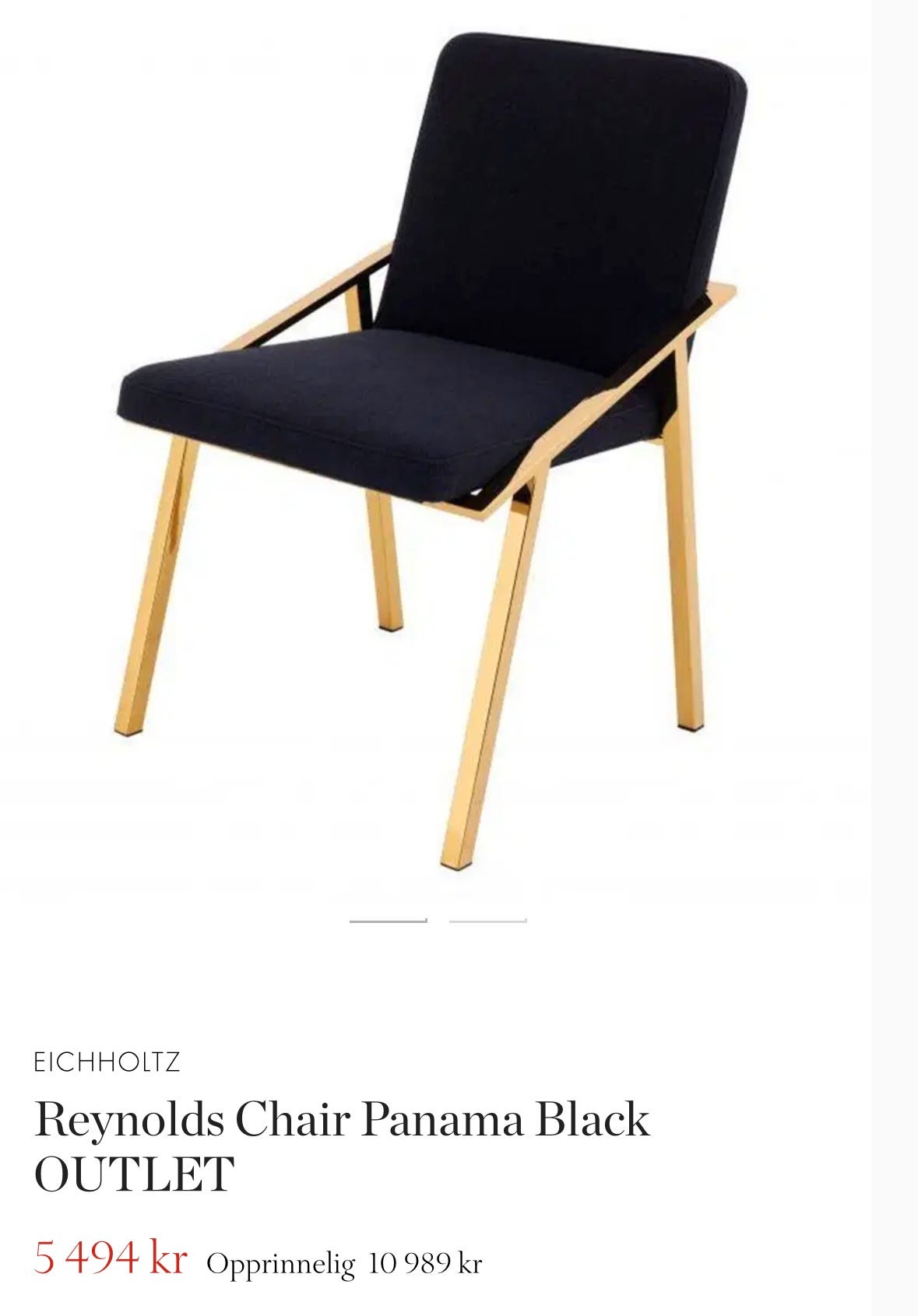 Designer-stoler fra Eichholtz selges – 4 stk | FINN-torget