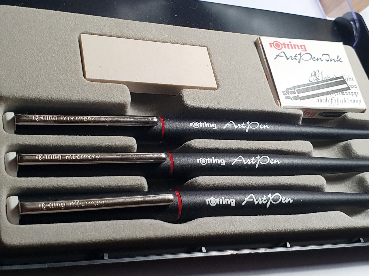 Vintage Rotring Art Pen Calligraphy Pen Set West