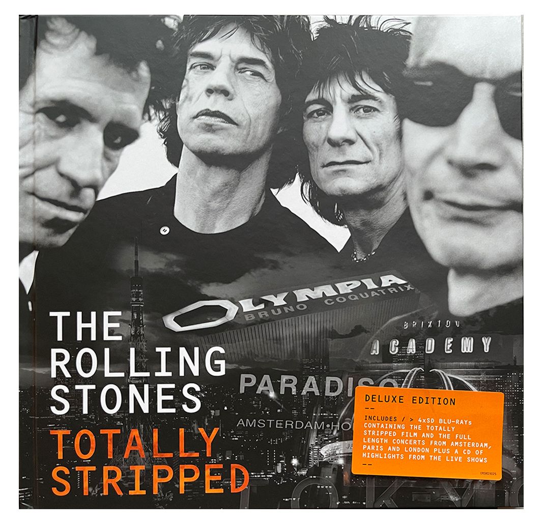 The Rolling Stones. TOTALLY STRIPPED. 1 CD / 4 x Blu-ray