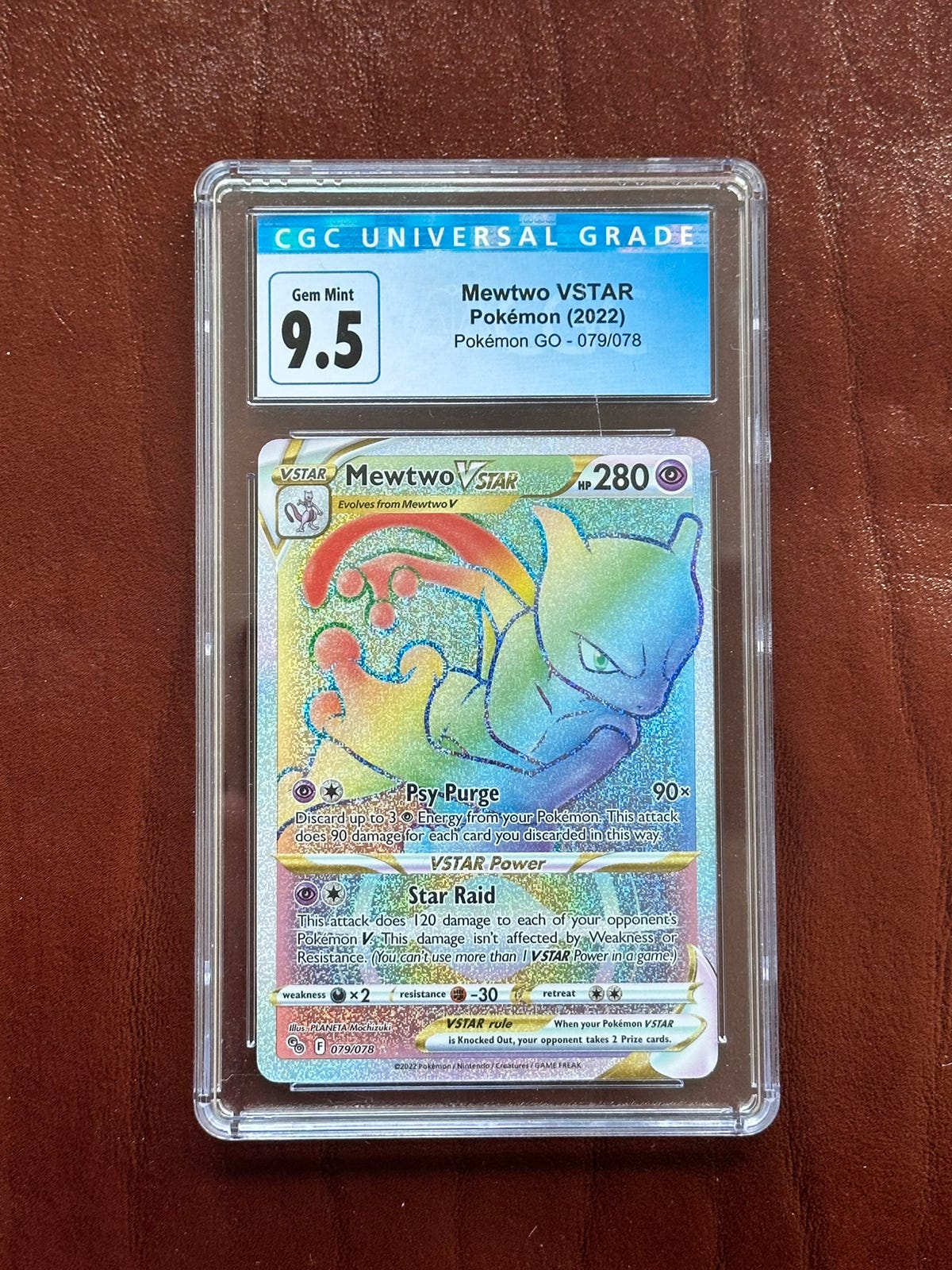 Pokemon Mewtwo Gem Mint CGC 9.5 (Old label) | FINN-torget