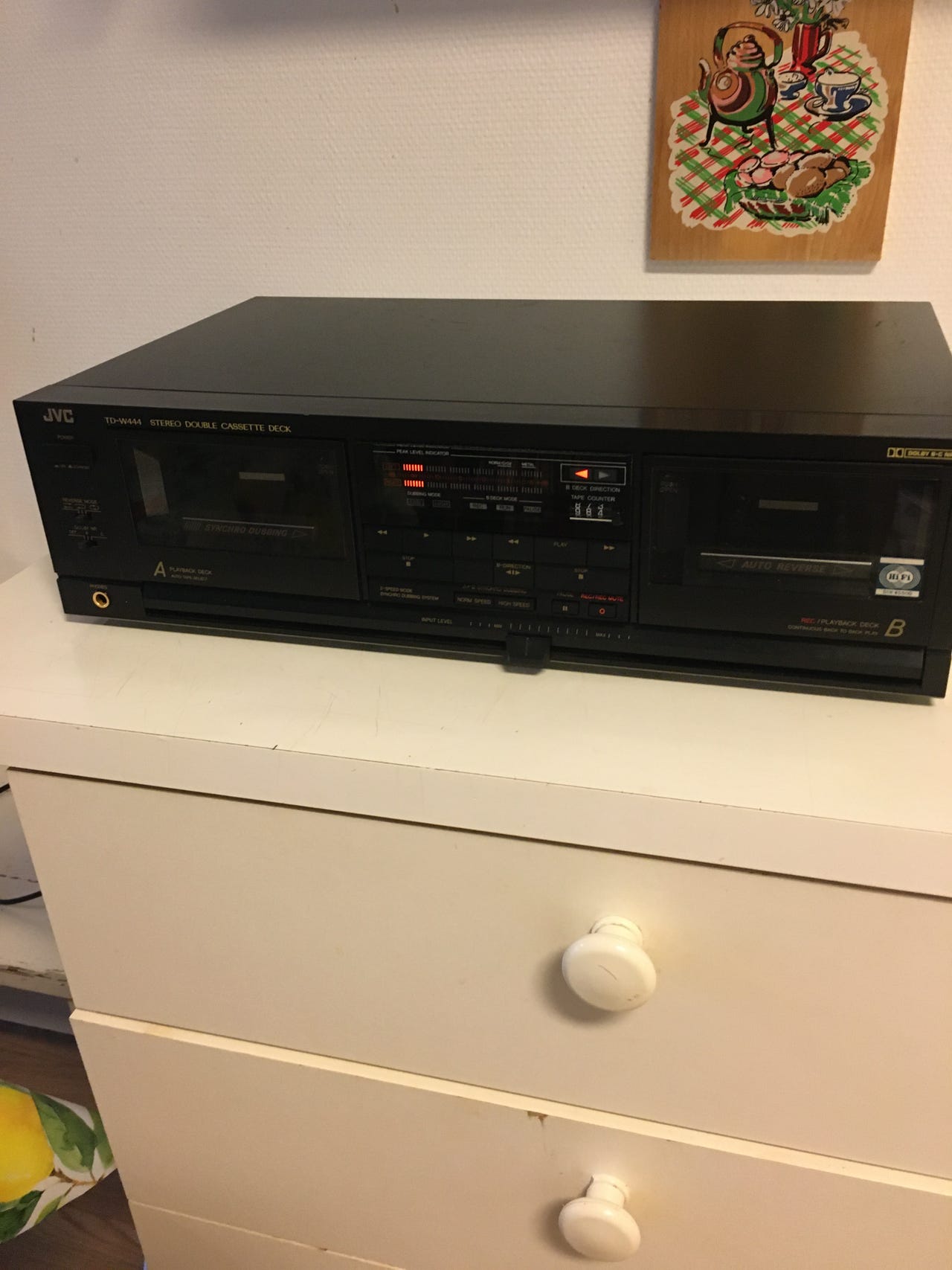 vintage-kassettspiller-jvc-td-w-444-finn-torget