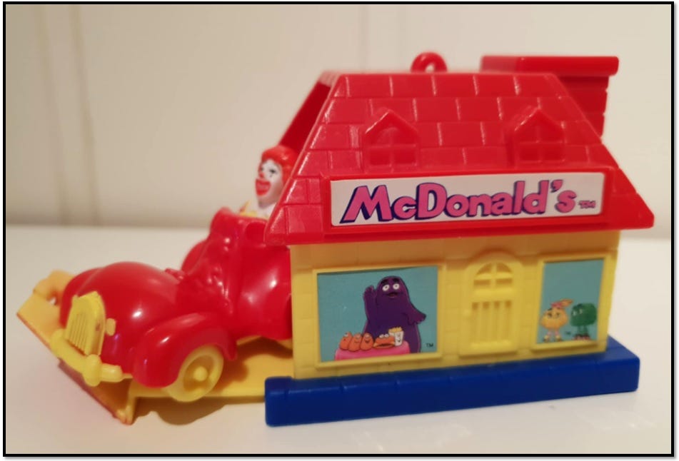 Sjelden vintage 1993 McDonald's McTown Happy Meal-leke - Selges rimelig ...