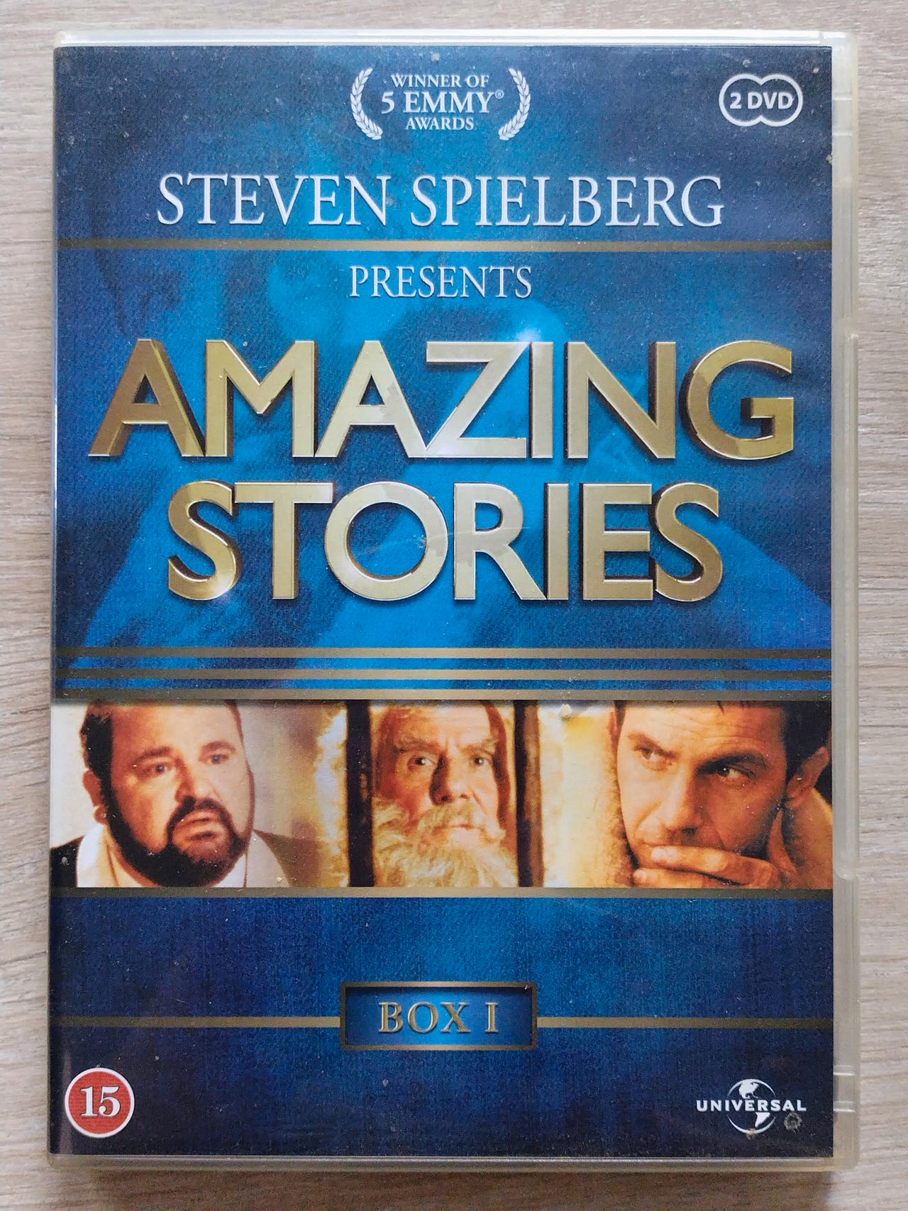 Dvd serie. Steven Spielberg presents Amazing Stories. Box 1. Norsk