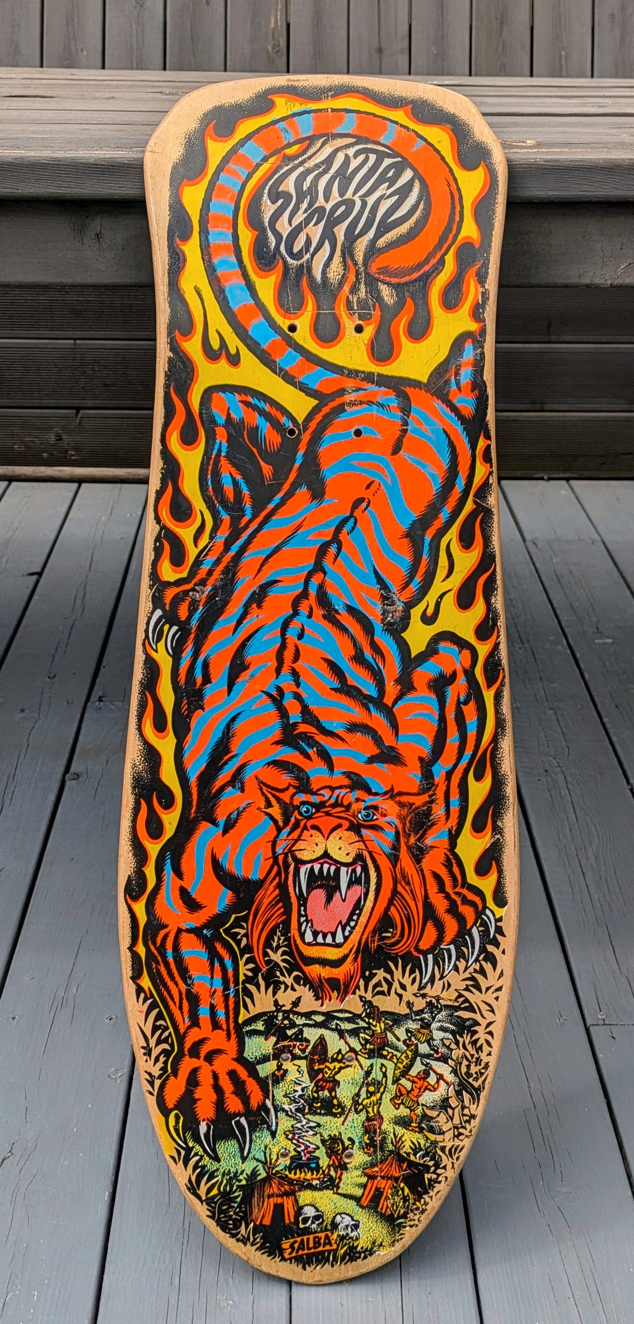 希少 レア✨ SANTA CRUZ サルバ Salbaモデル Tiger 8.6 希少 レア✨ SANTA CRUZ サルバ Salbaモデル Tiger 8.6 - メルカリ