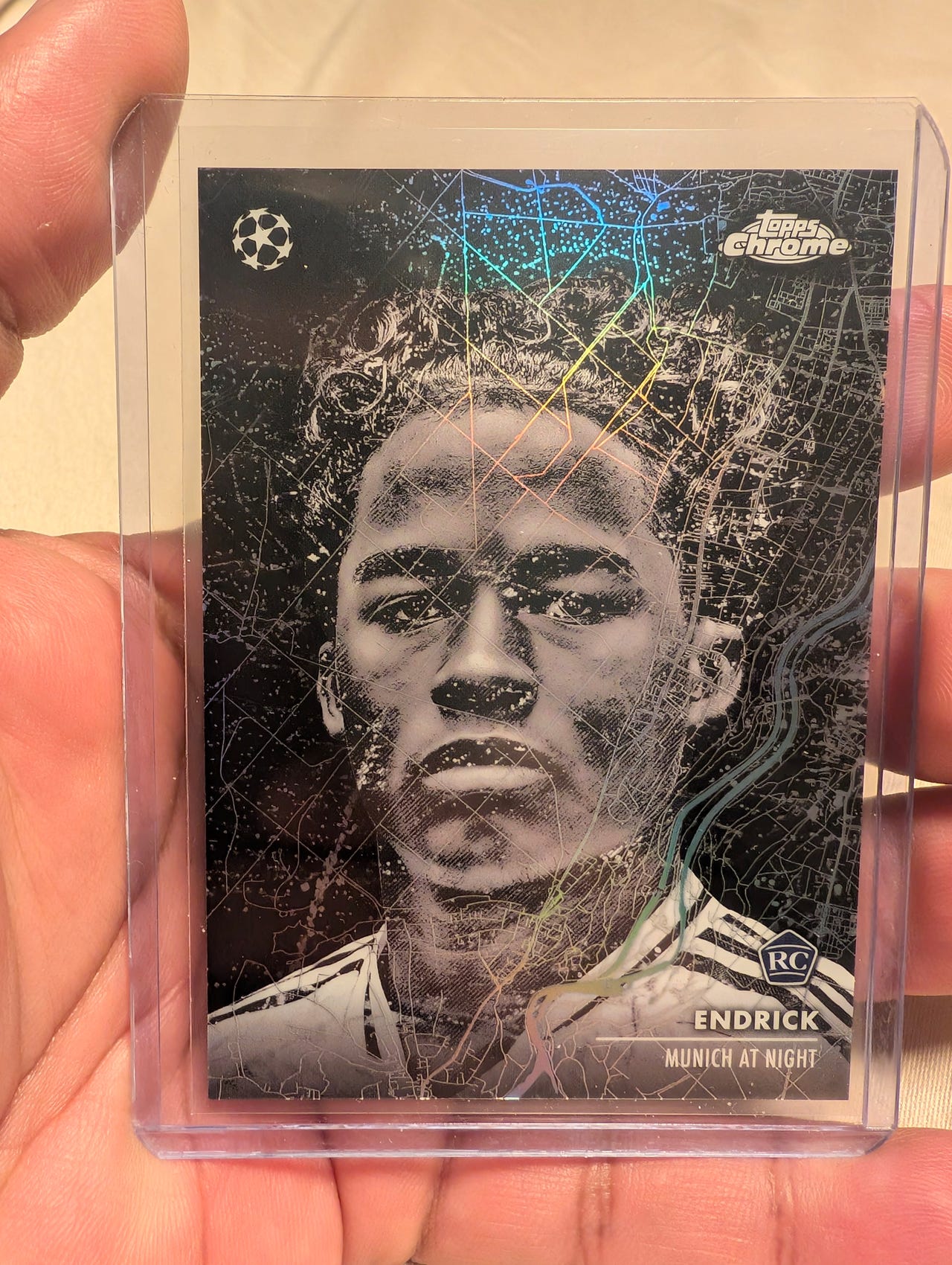 Topps Chrome 2024-25 - Endrick - Munich at night | FINN-torget