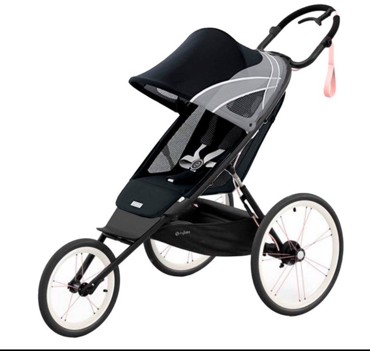 Cybex AVI One Box Løpevogn, Black/Pink | FINN-torget