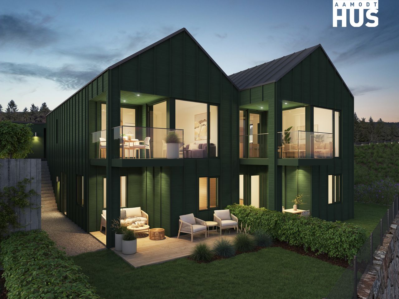 Image #0 Søgne/  Åros - Moderne og innholdsrik tomannsbolig med carport