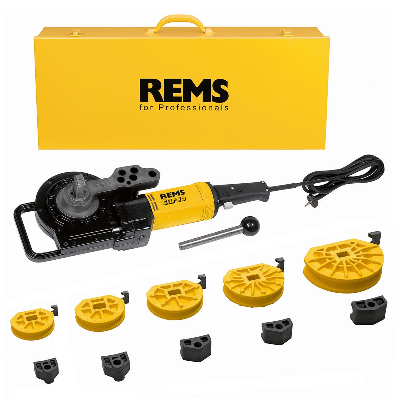 REMS 580024 R220 Bøyemaskin Curvo Set 3/8, 1/2, 5/8, 3/4, 7/8 tomme ...