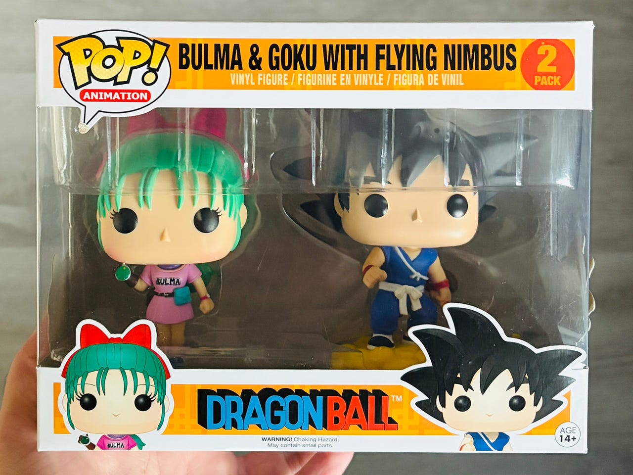 Funko Pop! Bulma and Goku with Flying Nimbus | DragonBall Z (2