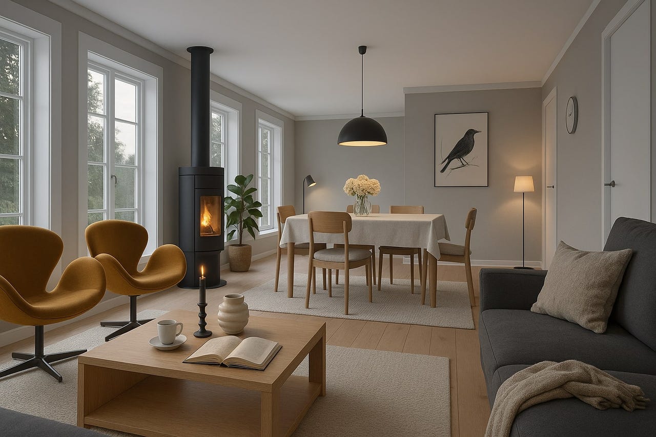 Image #5 Arkitekttegnede hytter like ved Trysnes Marina – Mulighet for leie av båtplass
