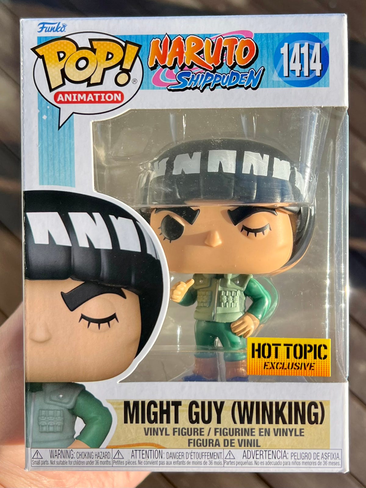Funko Pop! Naruto Shippuden - Might Guy (Winking) #1414 - Neuf Sous Blister