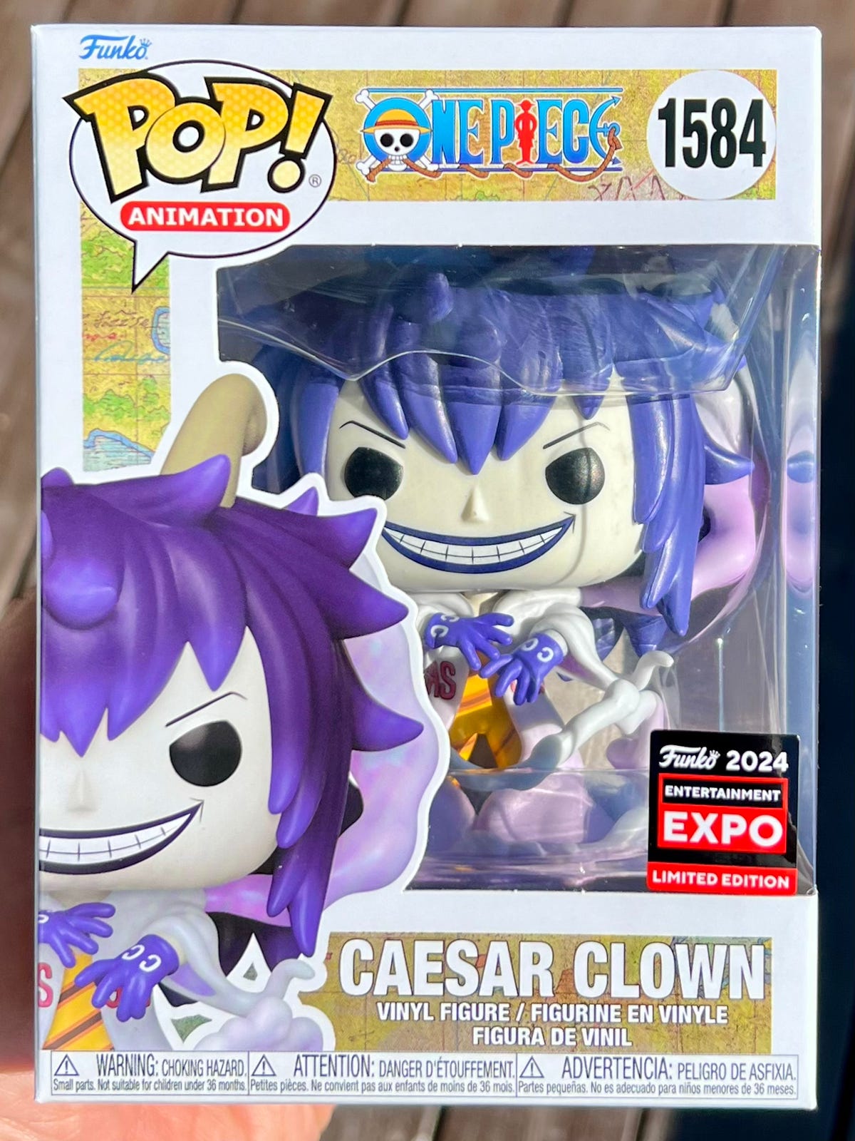 Funko Pop! One Piece - Caesar Clown (Edición Limitada Entertainment Expo 2024) Exclusiva