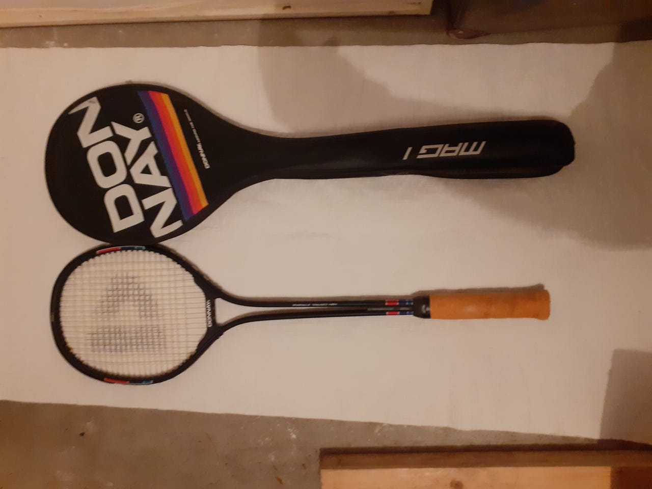Raquette De Squash Vintage Donnay GMX - Modèle D'occasion - Bon état
