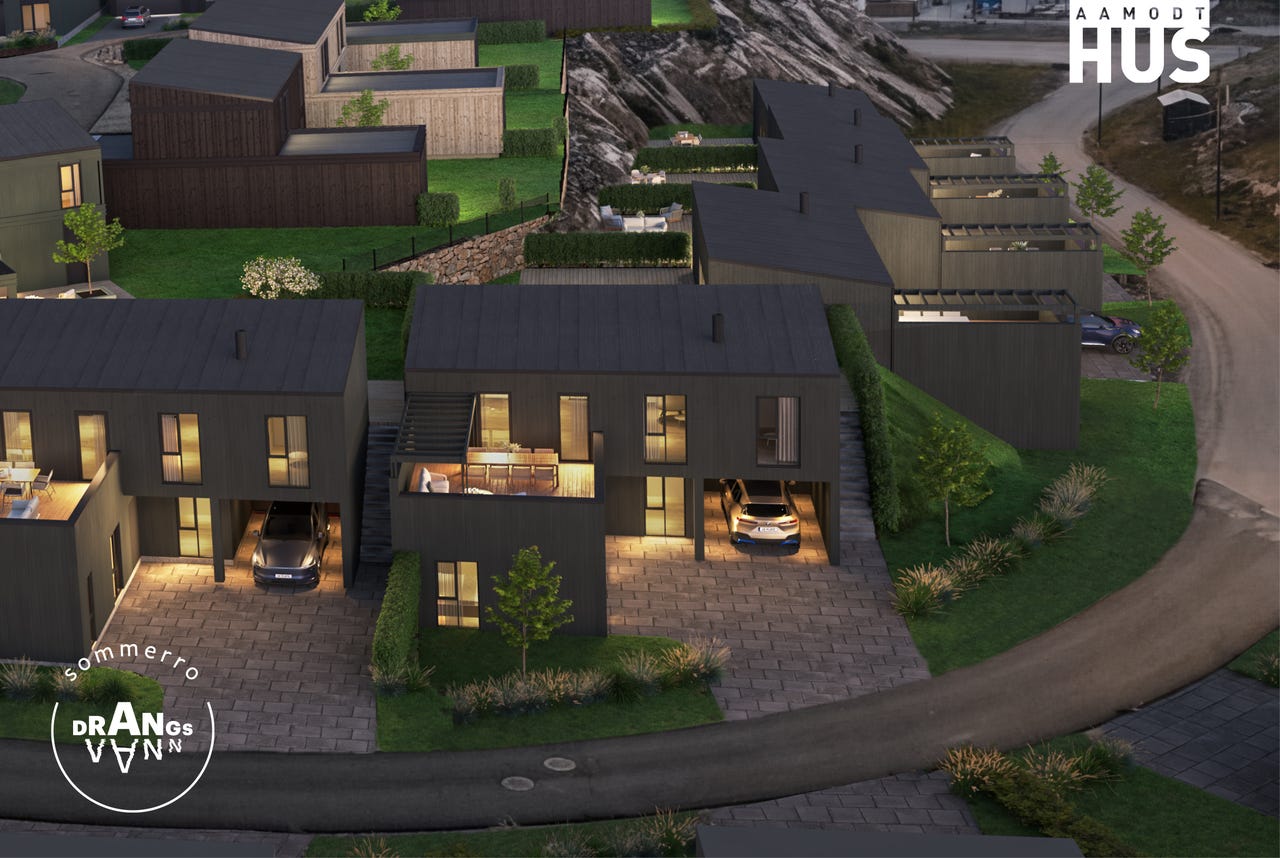 Image #0 Randesund I Drangsvann I Sommerro - KUN 1 IGJEN - Arkitekttegnede eneboliger med carport og 2 store terrasser