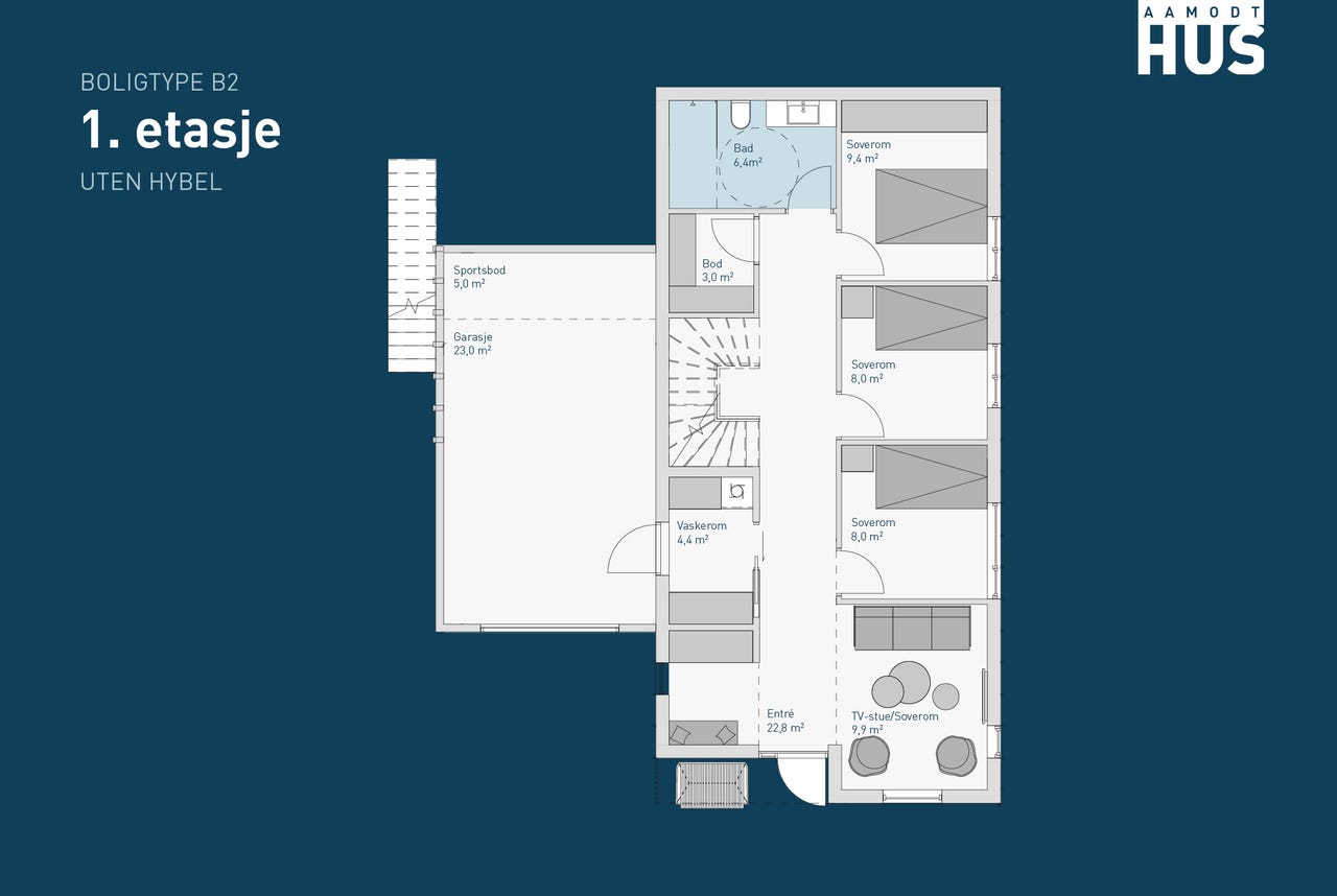 Image #4 Søgne/ Åros - Moderne og innholdsrik enebolig med mulighet for praktikantdel.