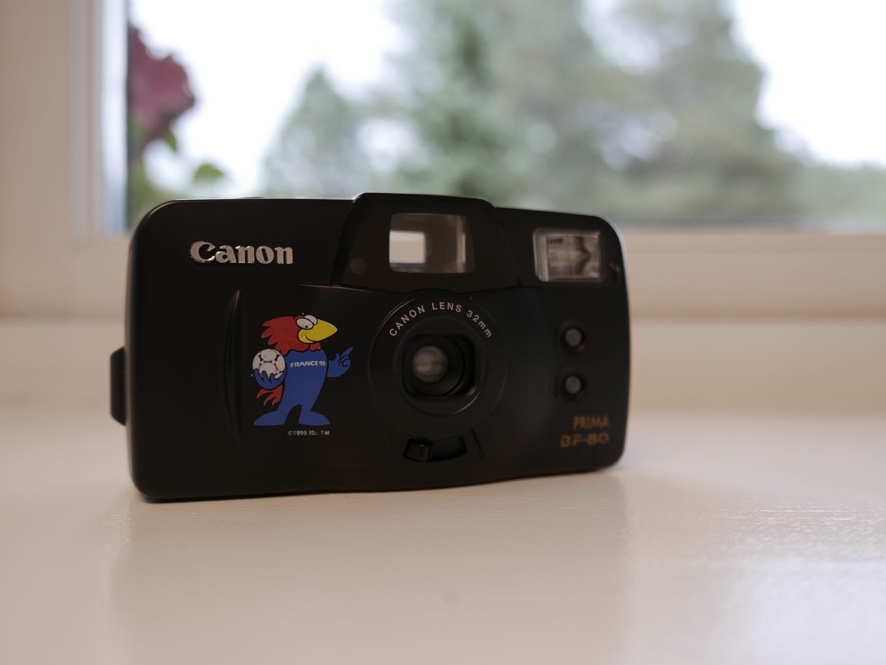 Rare Ancien Appareil Photo Canon Prima BF 80 édition coupe du monde 98