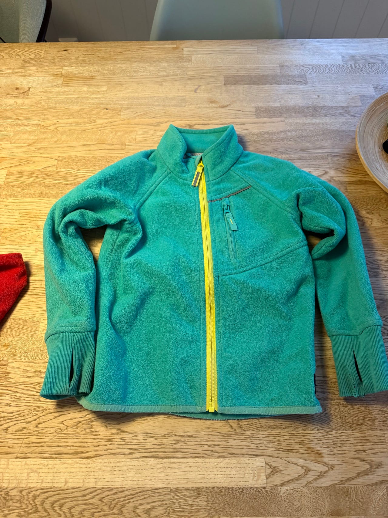 Polarn O. Pyret Barnejakke Fleece Grønn Str 104 Unisex | FINN-torget