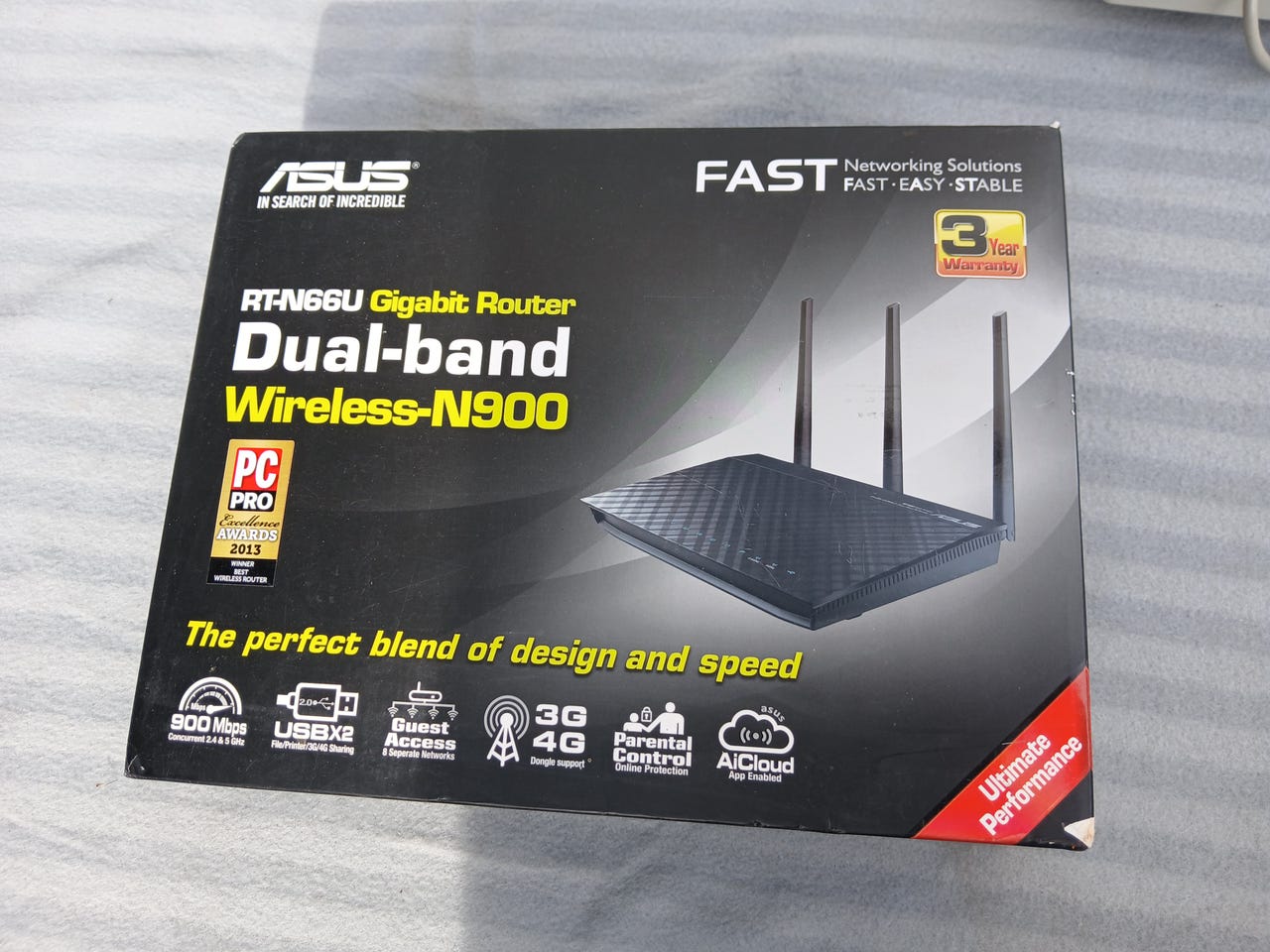 ASUS RT‑N66U Dual‑band N900 Gigabit Router – Ny / ubrukt | FINN-torget