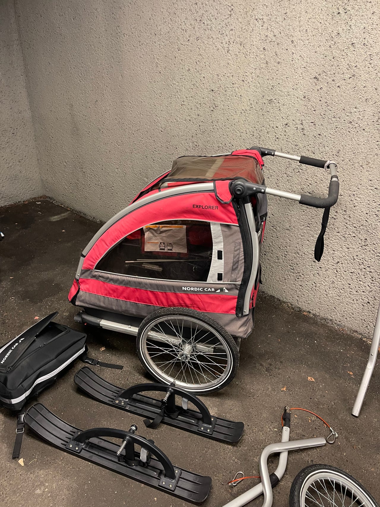 Nordic Cab - pulk, sykkelvogn, løpevogn | FINN-torget