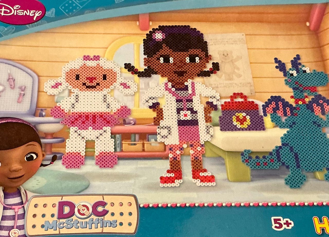 Hama Doc McStuffins Perler Beads Sett 4000 Perler FINN-torget