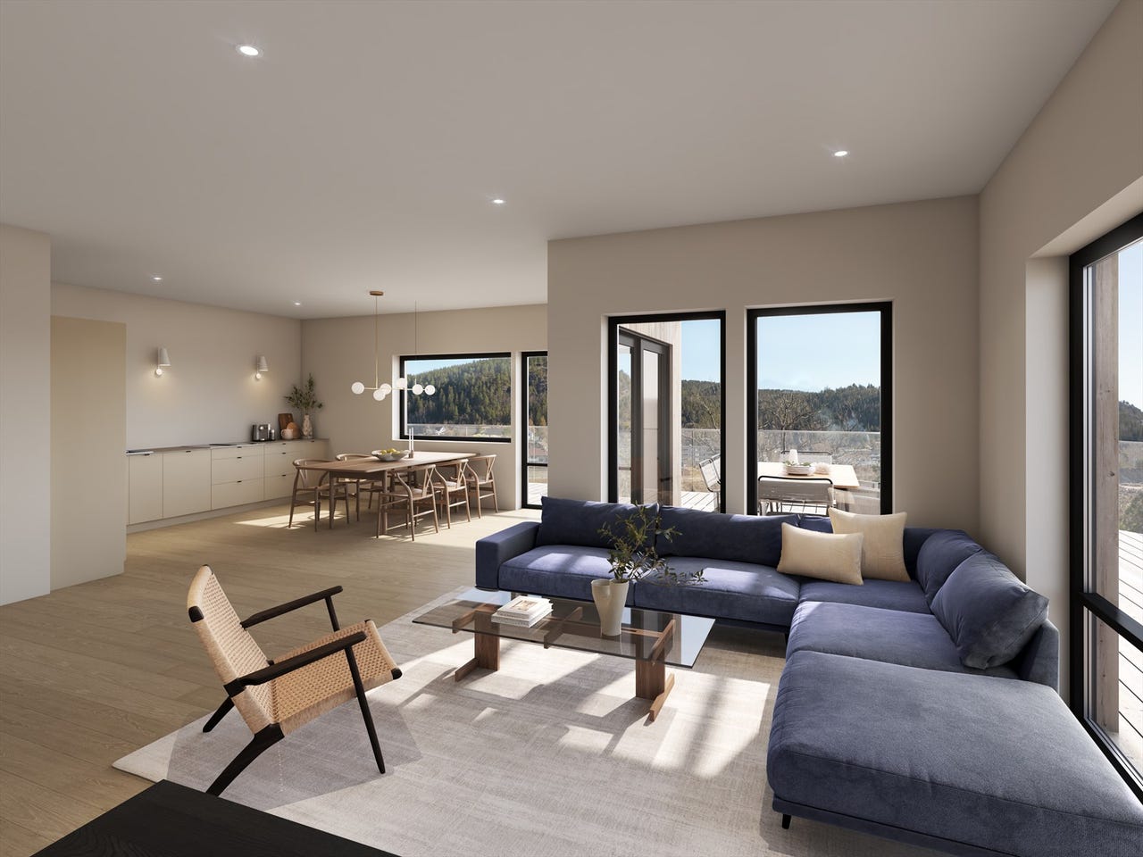3D Interiør leilighet H0304