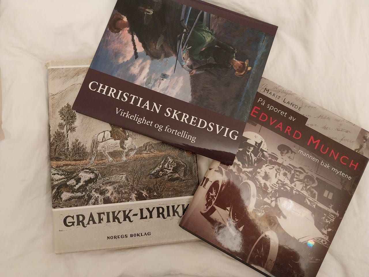 Kunstbøker: Munch, Skredsvig + Grafikk-dikt | FINN-torget