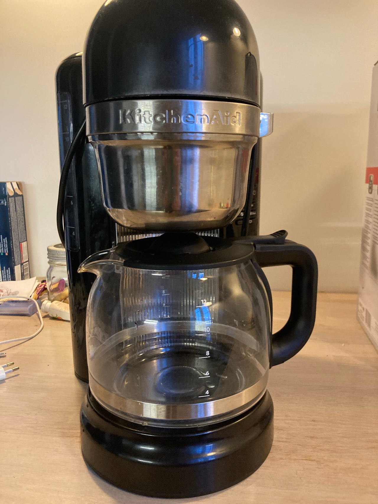 KitchenAid Kaffetrakter Svart Glasskanne Digitalt display | FINN-torget