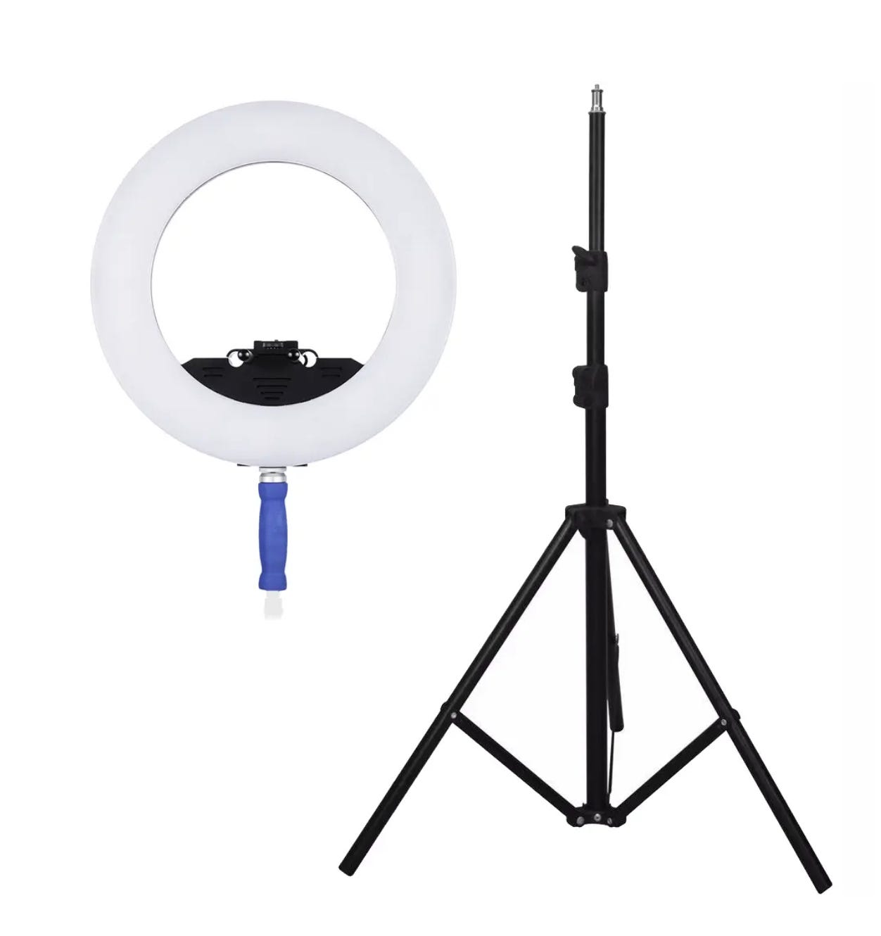 Ledgo R320C Kit - Komplett LED ringlys-sett med stativ | FINN-torget