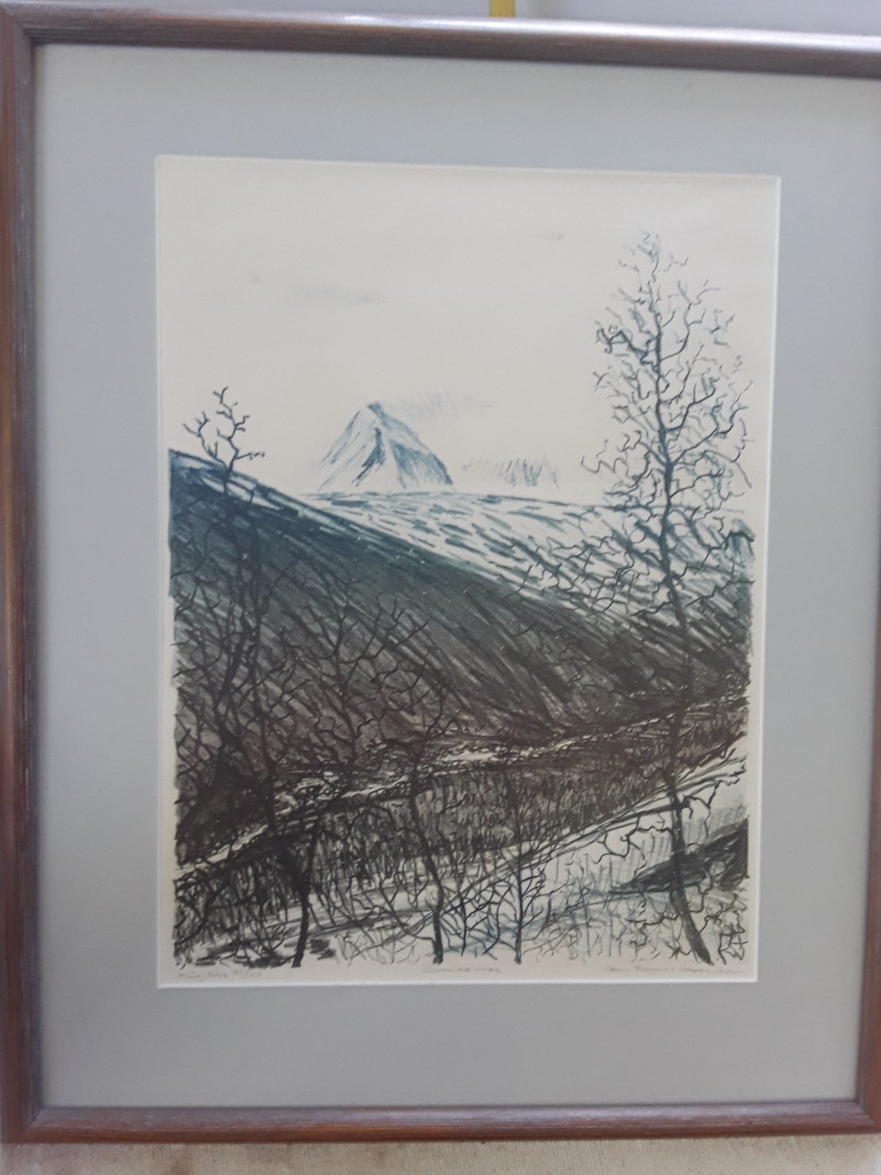 Hans Ragnar Mathiesen 8000 kr Tromsdalstinden Samisk kunst | FINN-torget